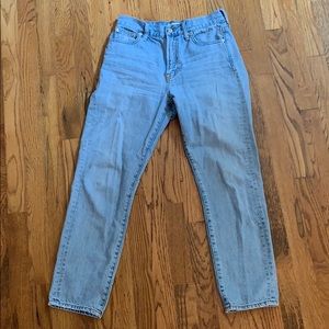 EUC Madewell Perfect Summer Jean Fitzgerald Wash